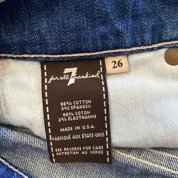 7 for all mankind jean shorts - Picture 6 of 6